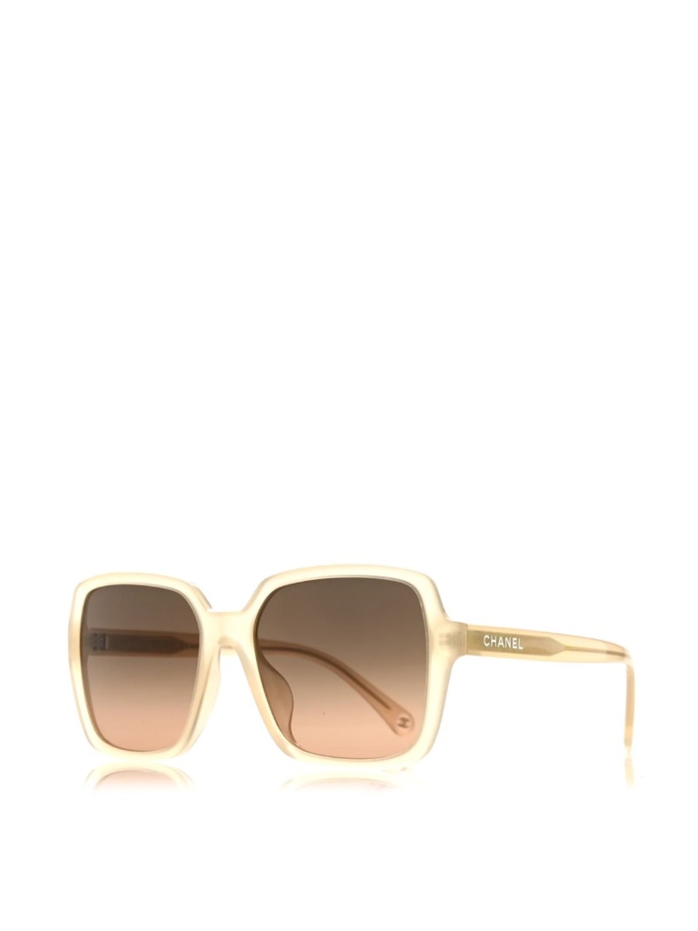 Chanel Women's Beige Square Sunglasses